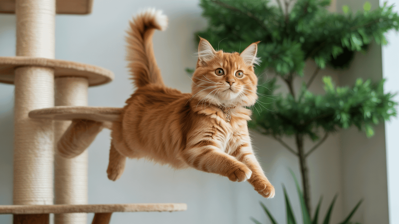 Somali chaton saute collerette pelage semi-long