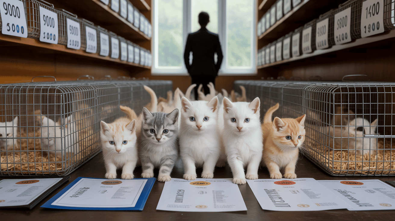 Turc de Van prix marché chatons enclos prix