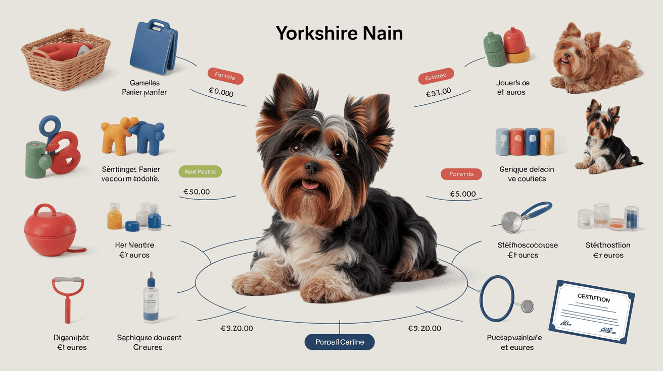 yorkshire nain prix frais détaillés