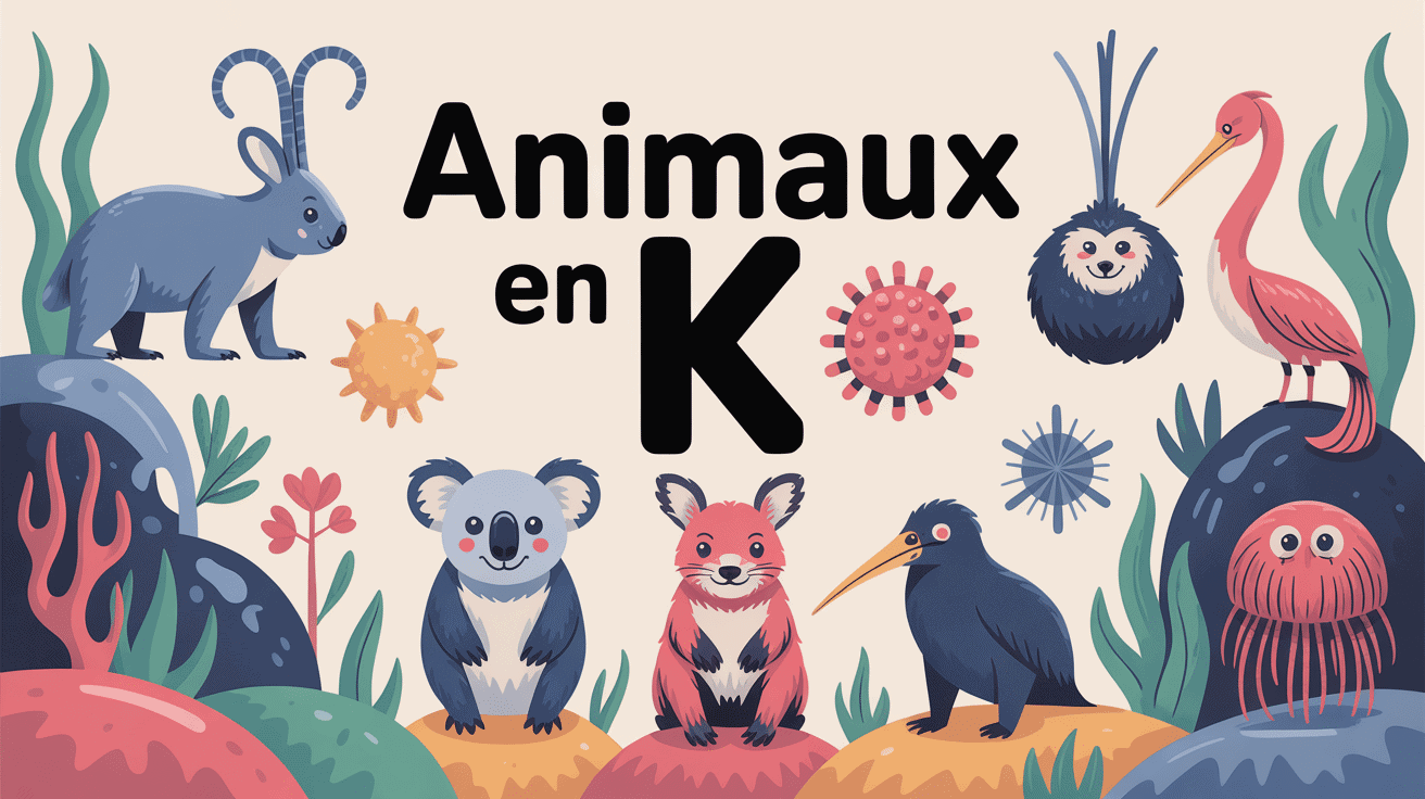 animal en k : panorama d’animaux en k