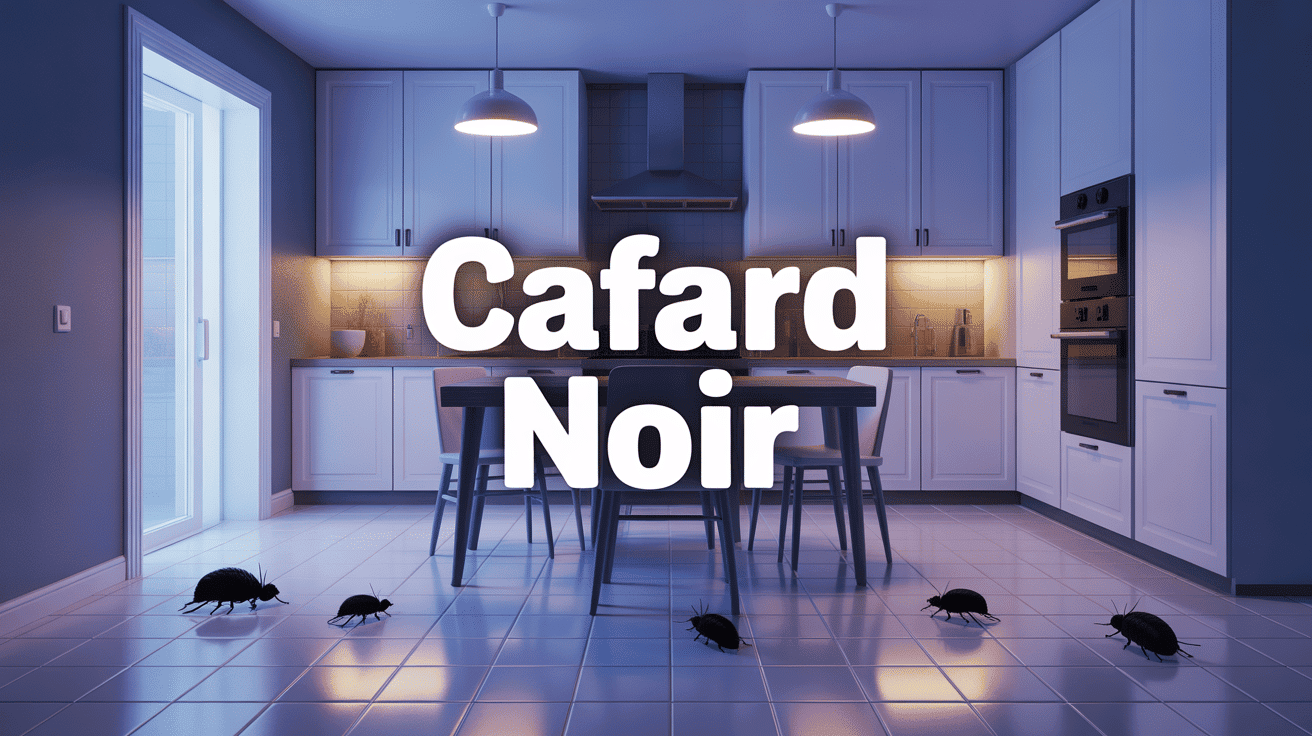 Illustration cafard noir guide complet maison