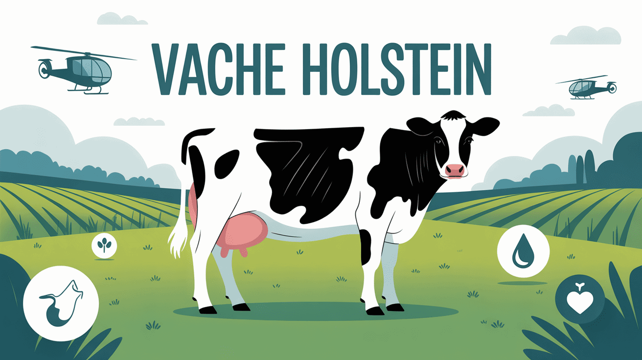 illustration holstein vache laitière et enjeux