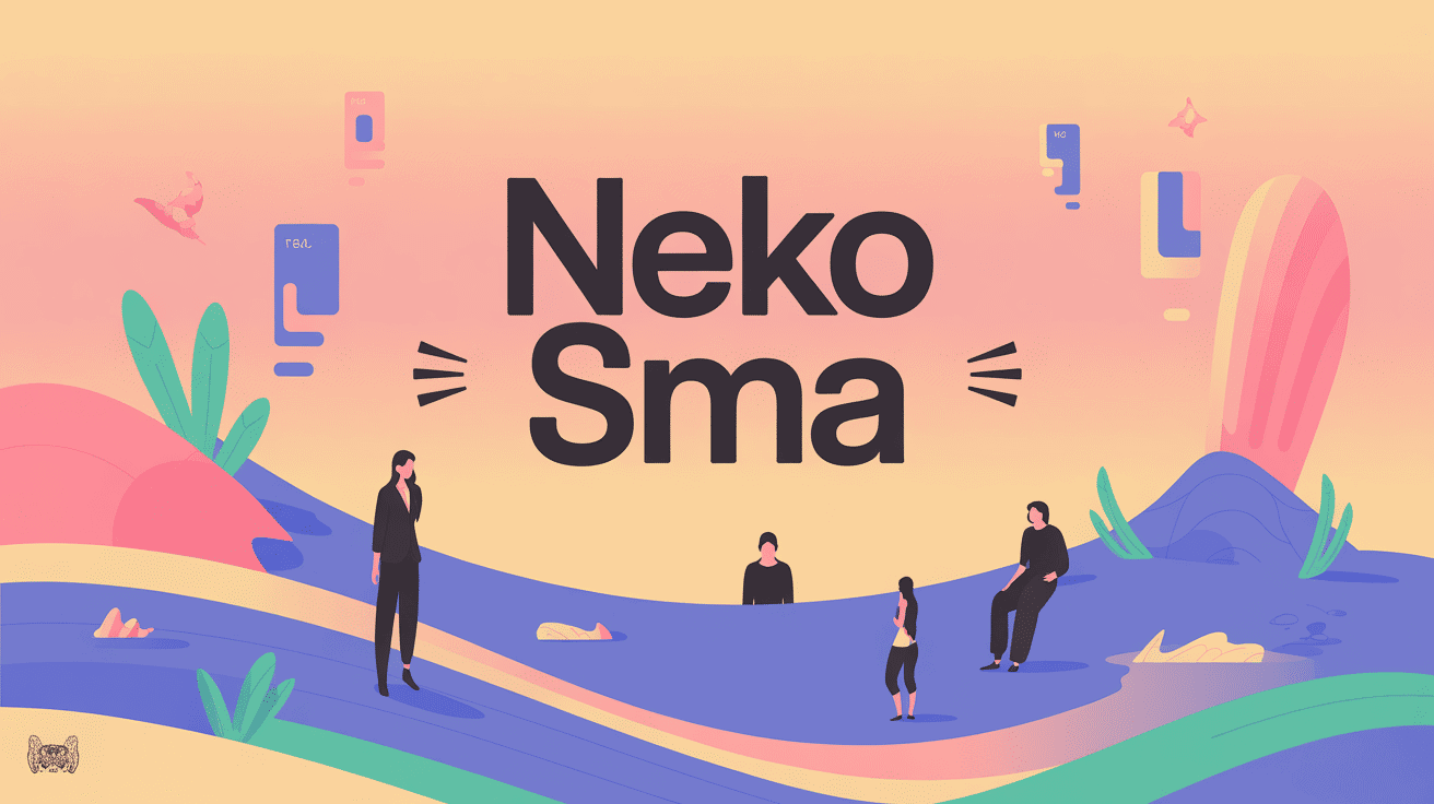 Illustration de neko sma sur Solana, volatilité et communauté