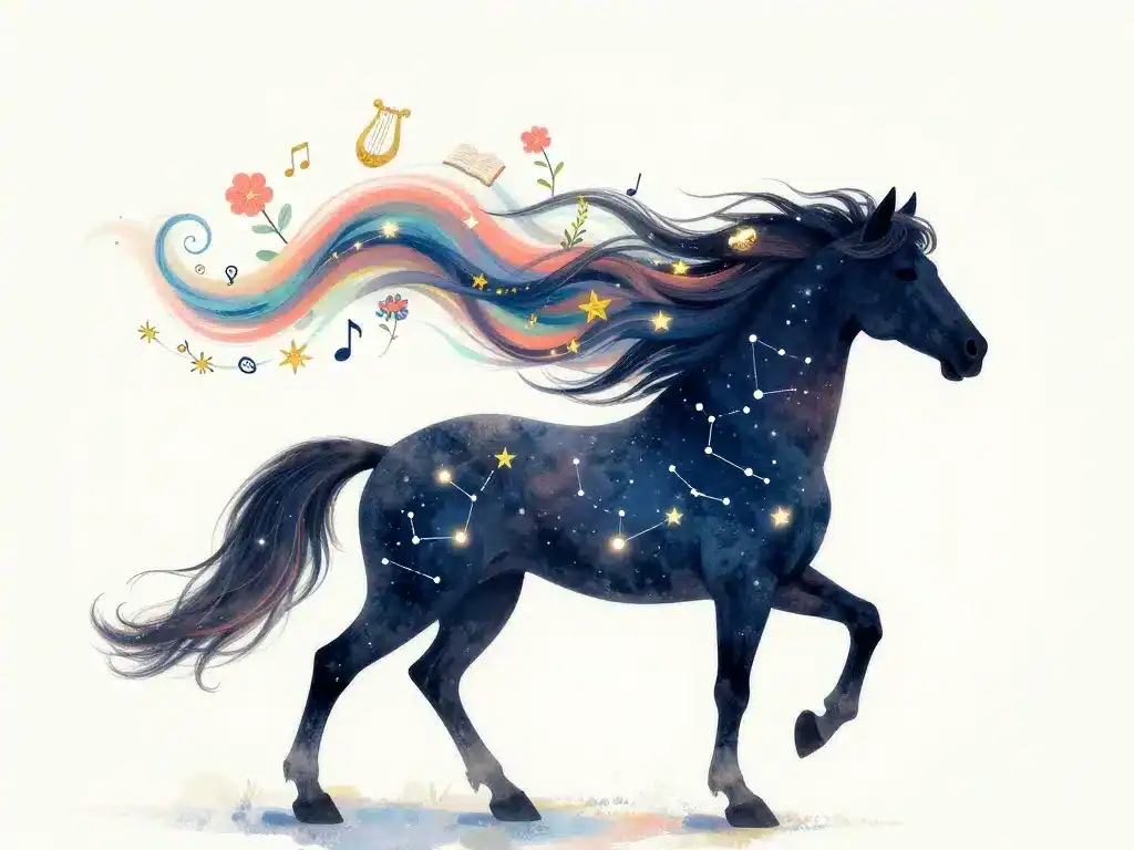 nom de cheval illustration inspirations