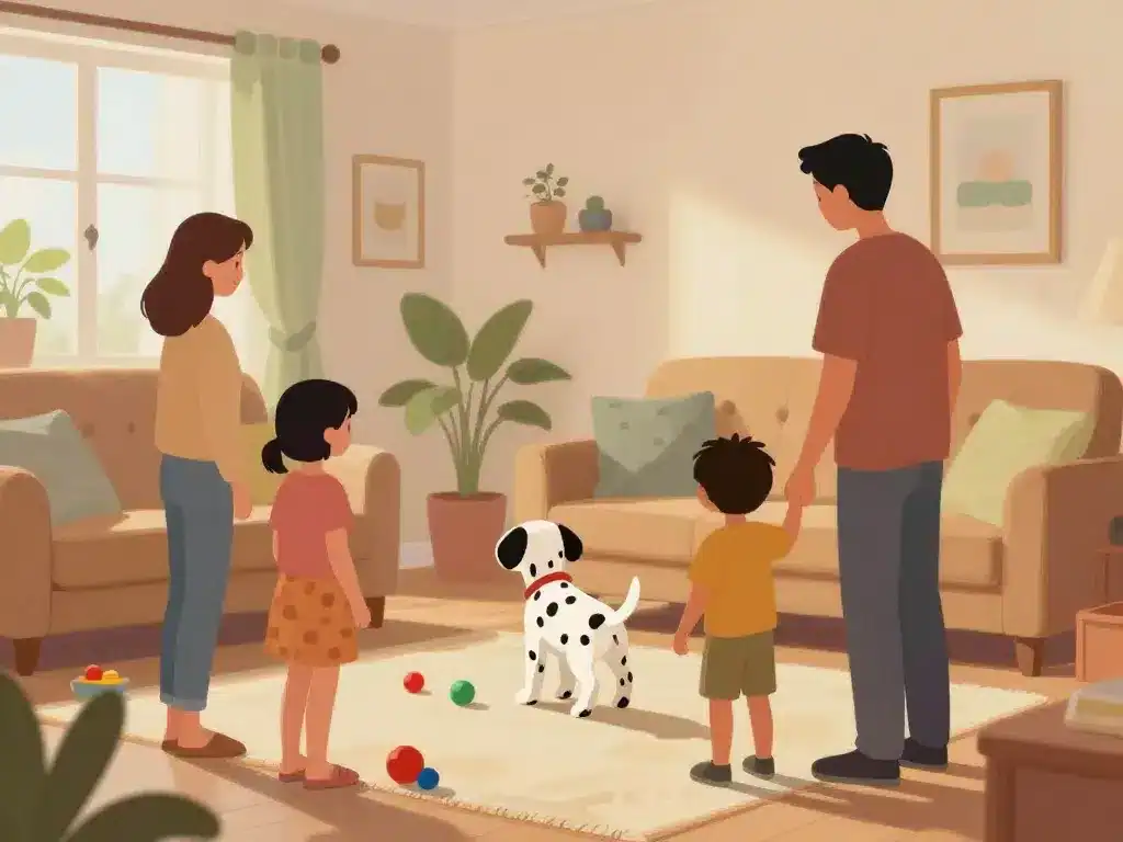 chiot dalmatien découvertes maison sécurisée