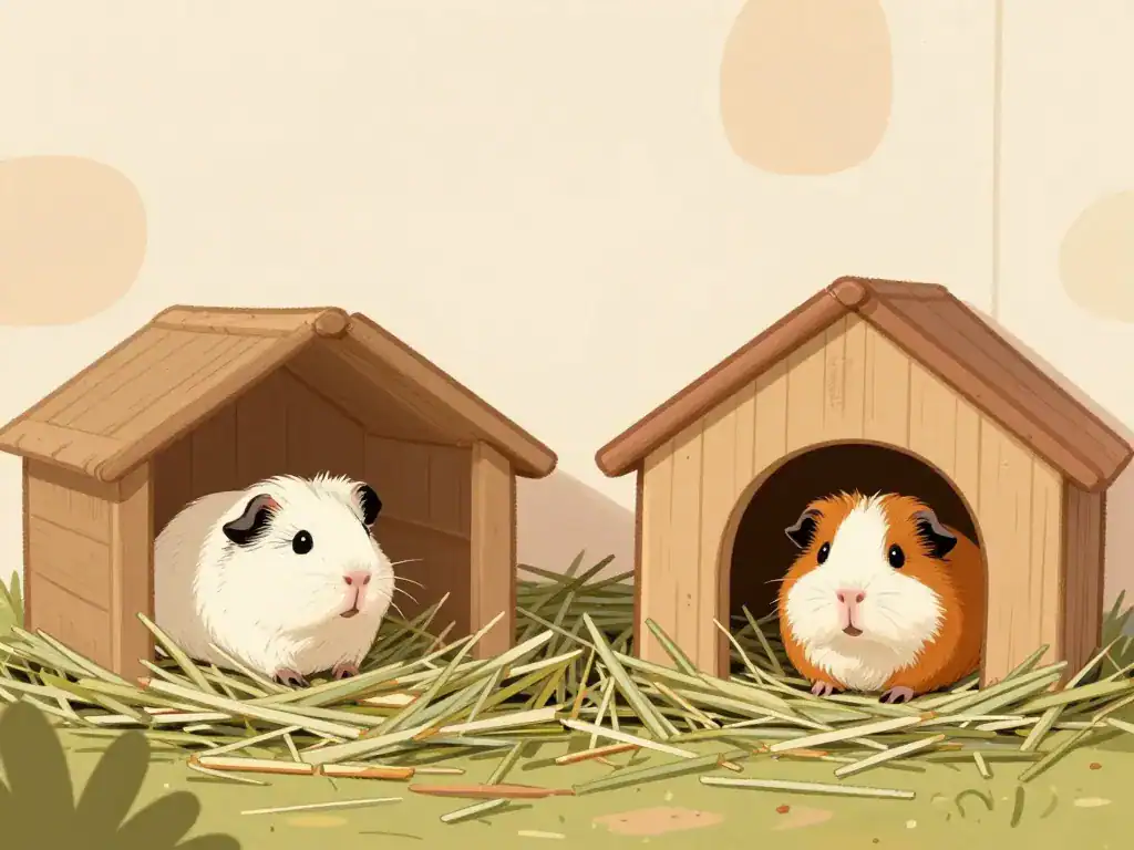 bruit cochons d'inde environnement calme apaisant