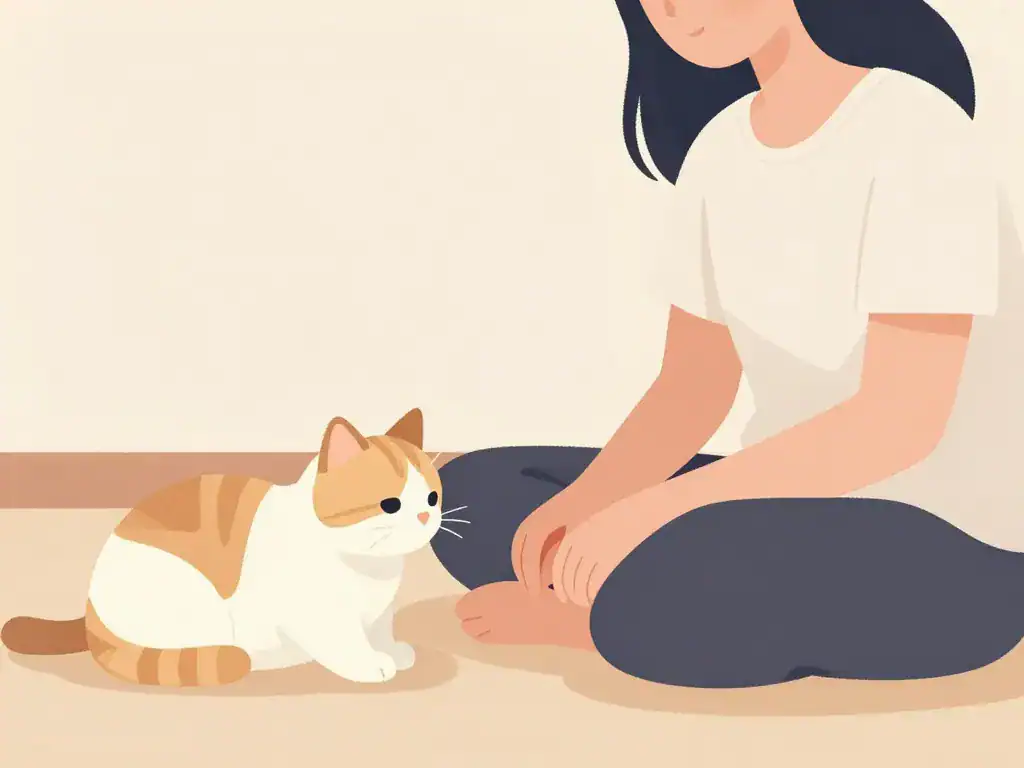 Illustration signaux d’un chat calin