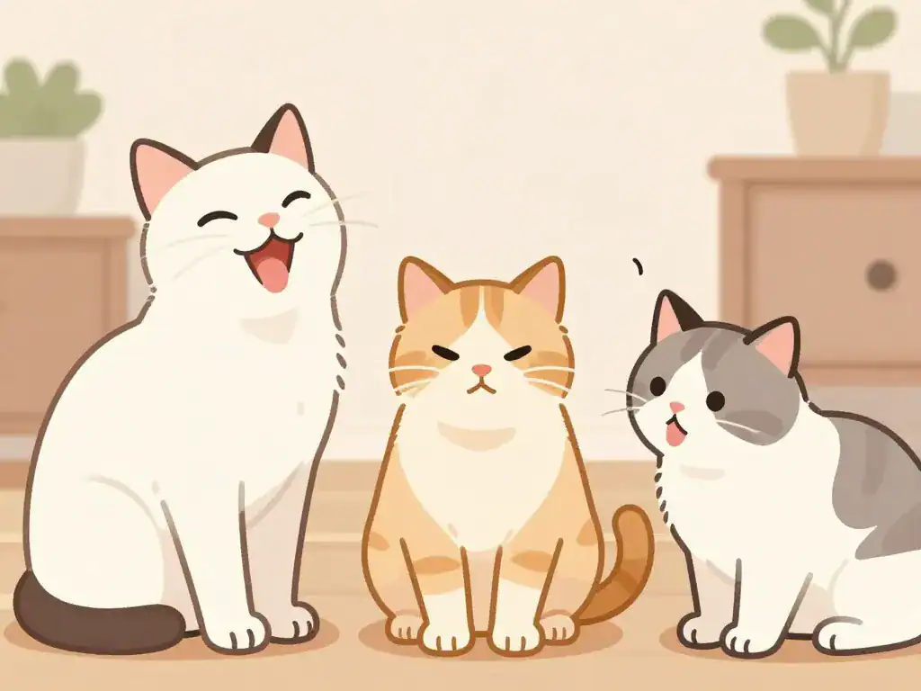 chat qui tire la langue comportements différents