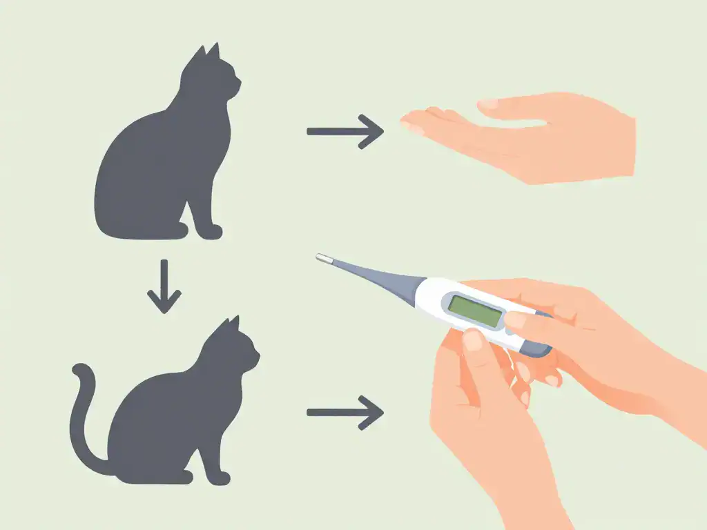 comment savoir si mon chat a de la fievre prise température