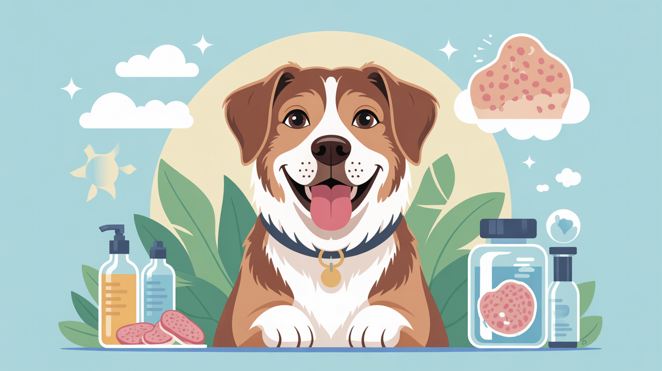 Chien apaisé sans démangeaisons grâce à Dermipred chien