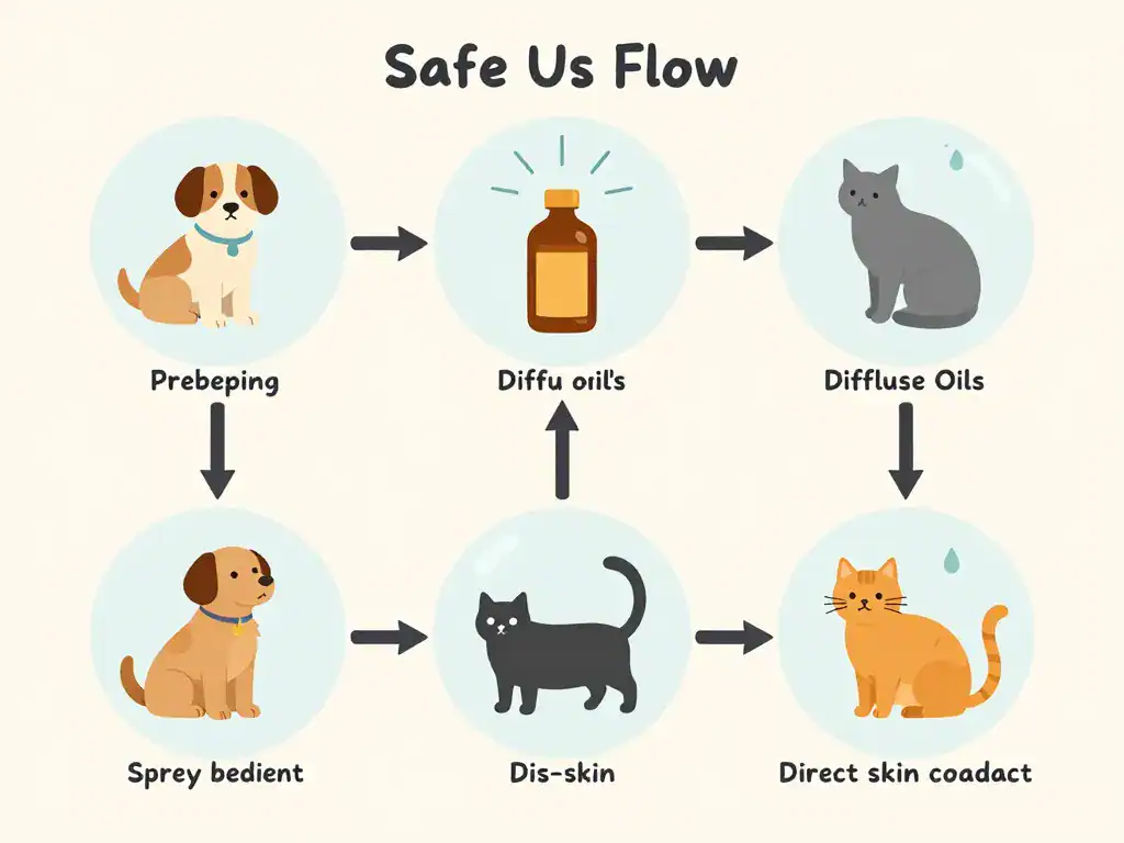 huiles essentielles contre les puces application maison animaux sécurisée