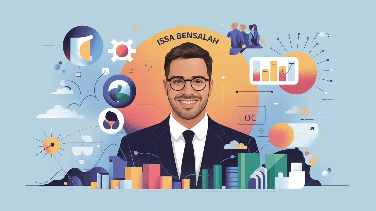 Portrait Issa Bensalah univers conseil digital