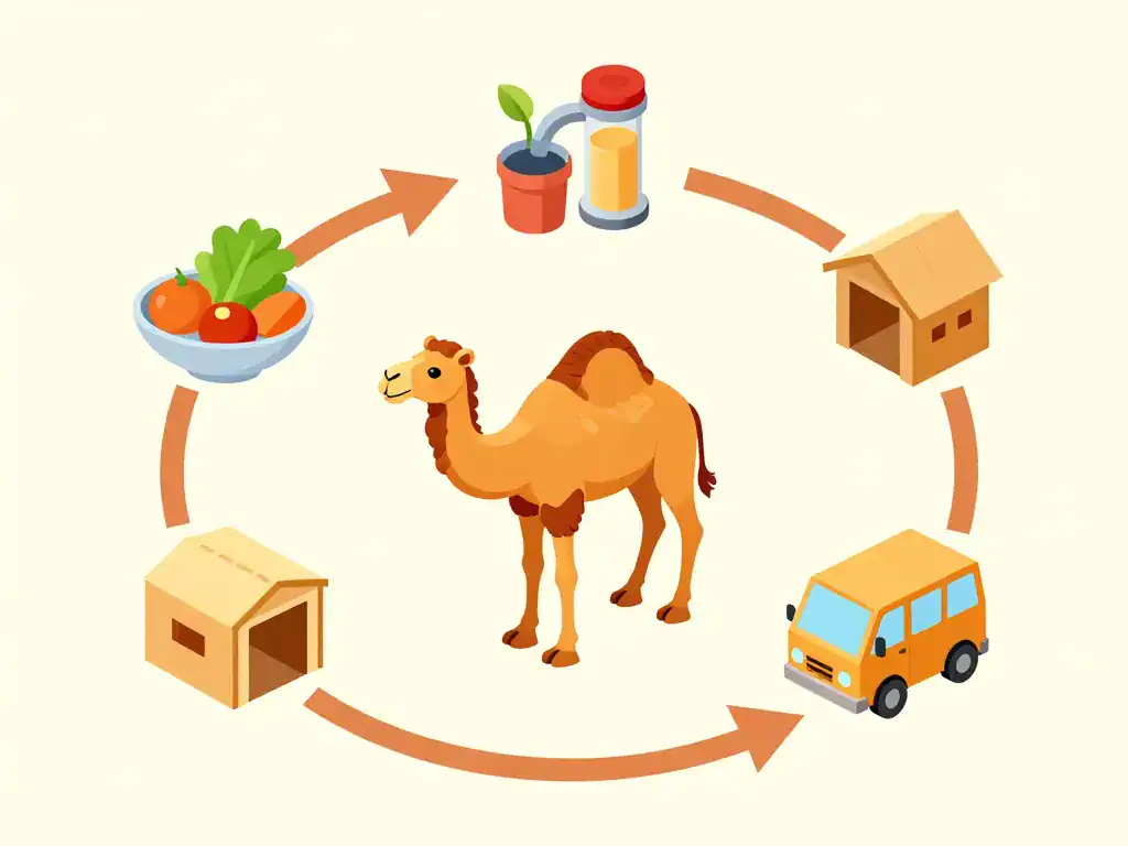 prix chameau coût global