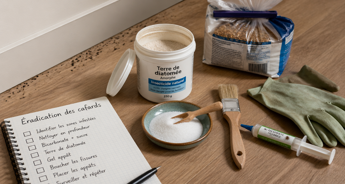 comment tuer un cafard produits naturels cuisine