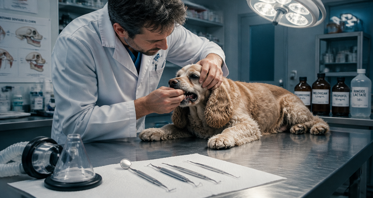 Detartrage chien danger chez le veterinaire