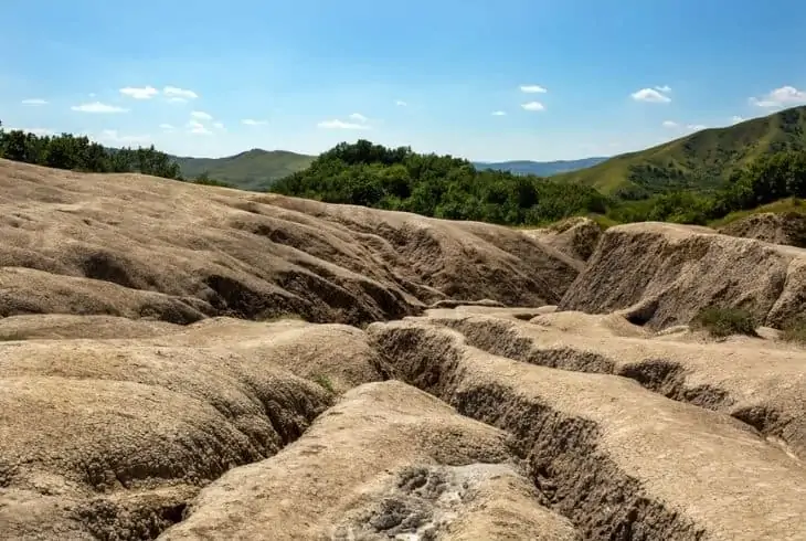 weathered land