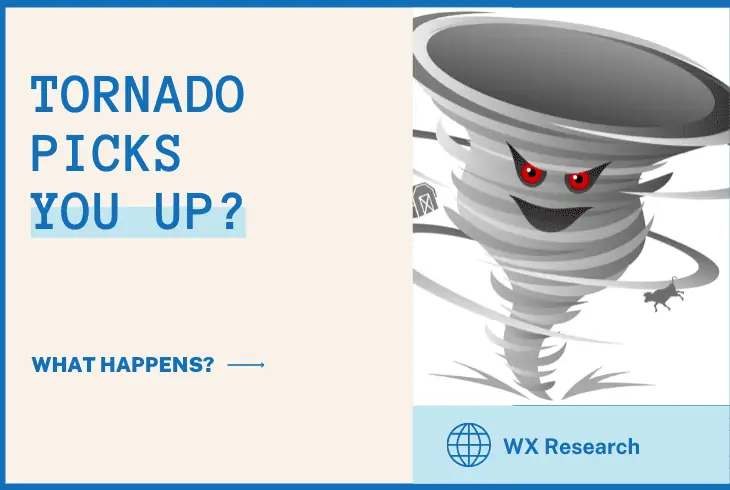 what happens if a tornado picks you up
