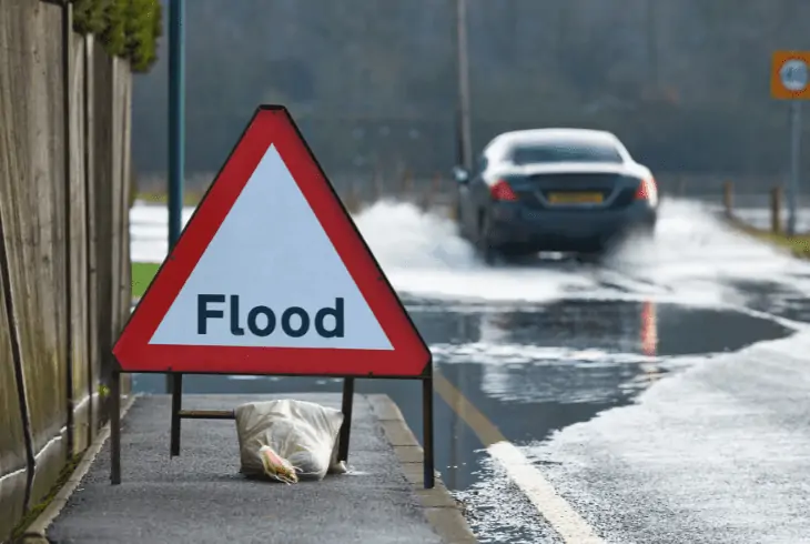 flooding rainwater