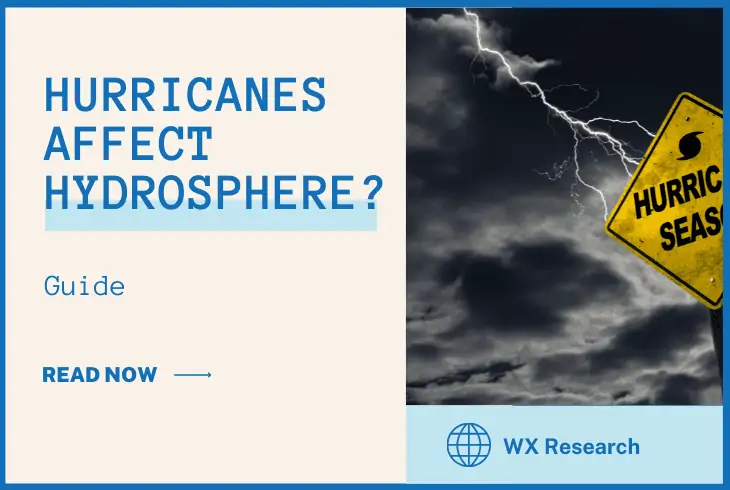 how do hurricanes affect the hydrosphere
