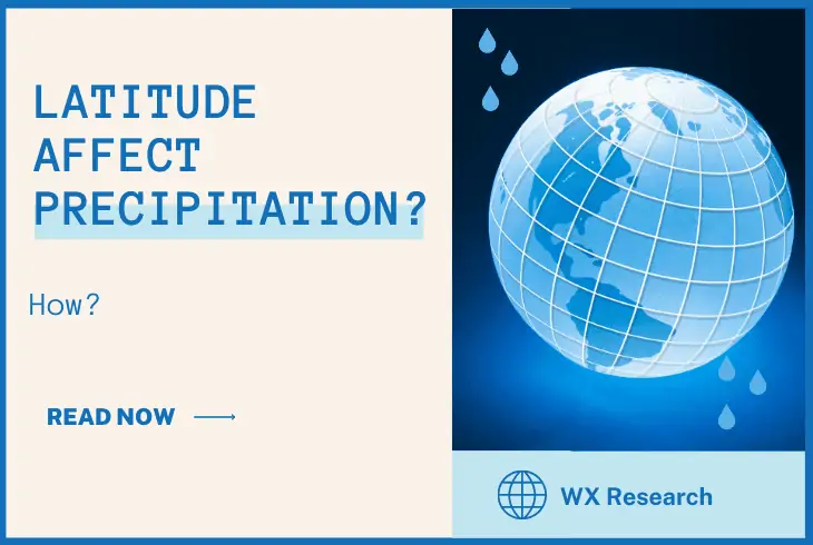 how does latitude affect precipitation