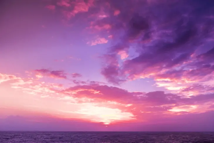 purple sky