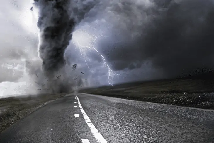 inside a tornado