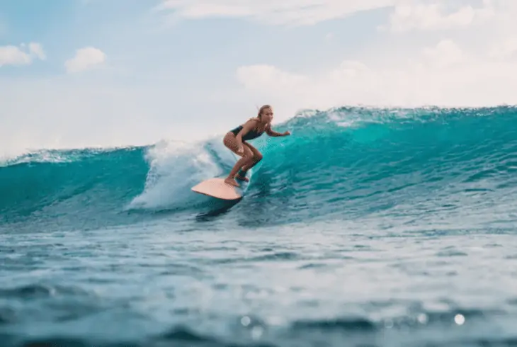 surfer on the wave