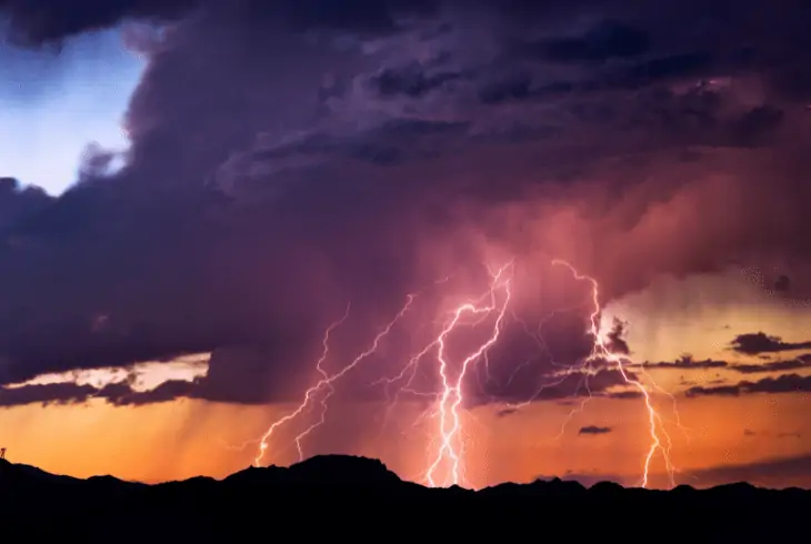 lightening strikes
