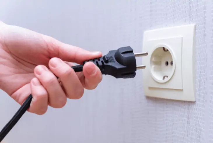 unplug devices