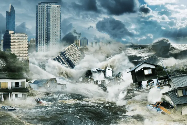 hurricane by tsunami