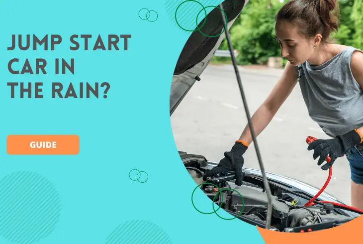 can you jump start a car in the rain