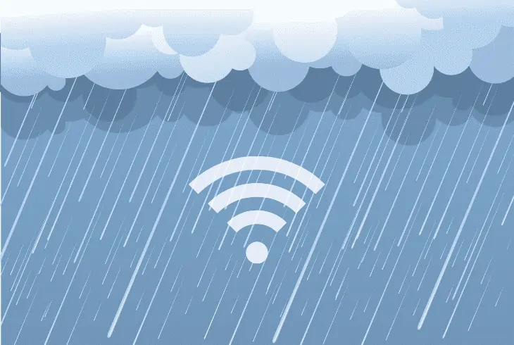 storms and wifi signal