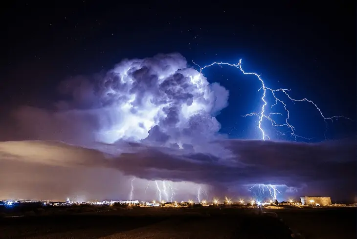 a thunderstorm