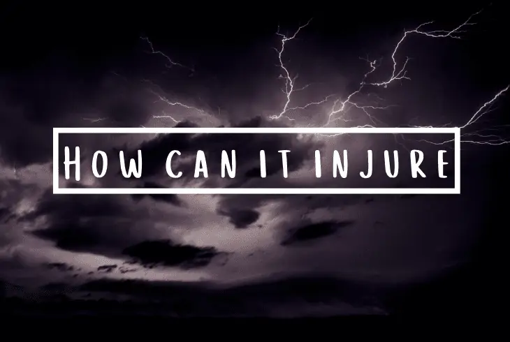 how thunder can injure