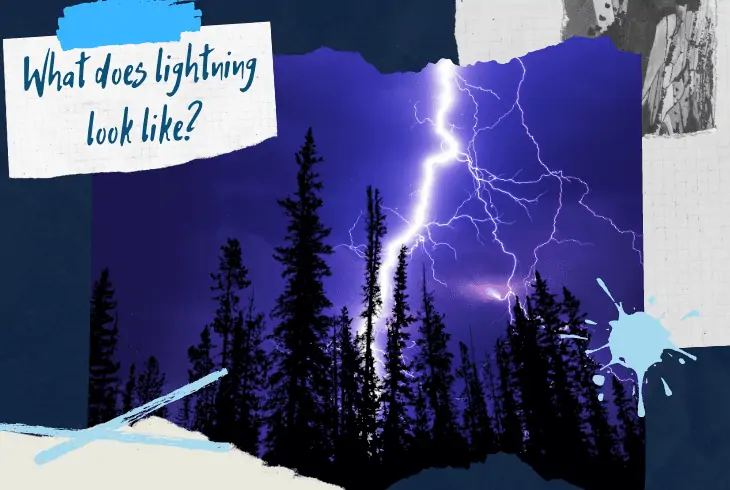 what does lightning look like?