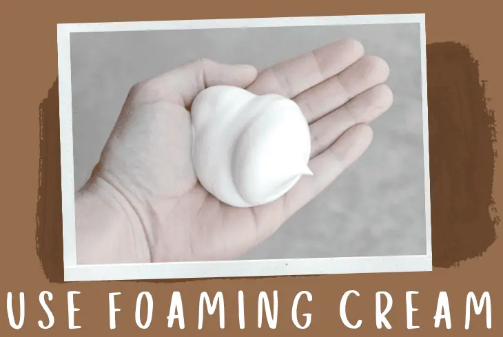 foaming shaving cream