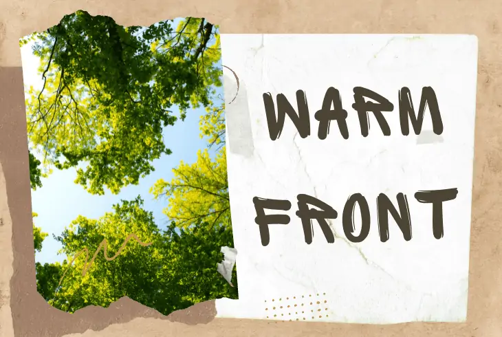a warm front