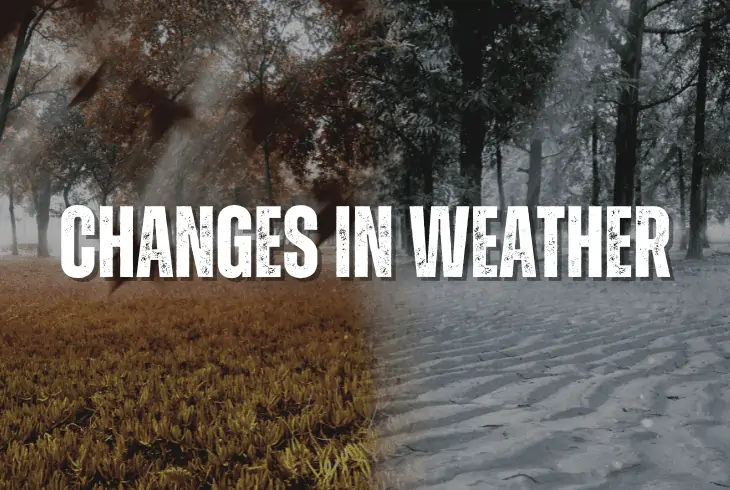 changes in weather