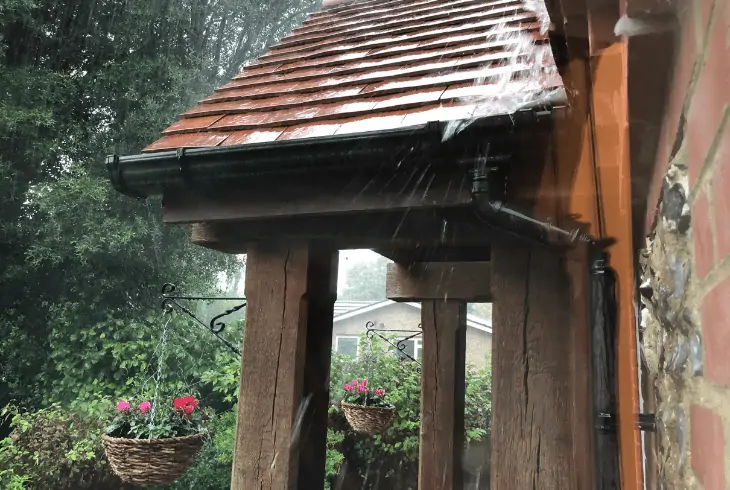 why keep the rain from blowing in on porch