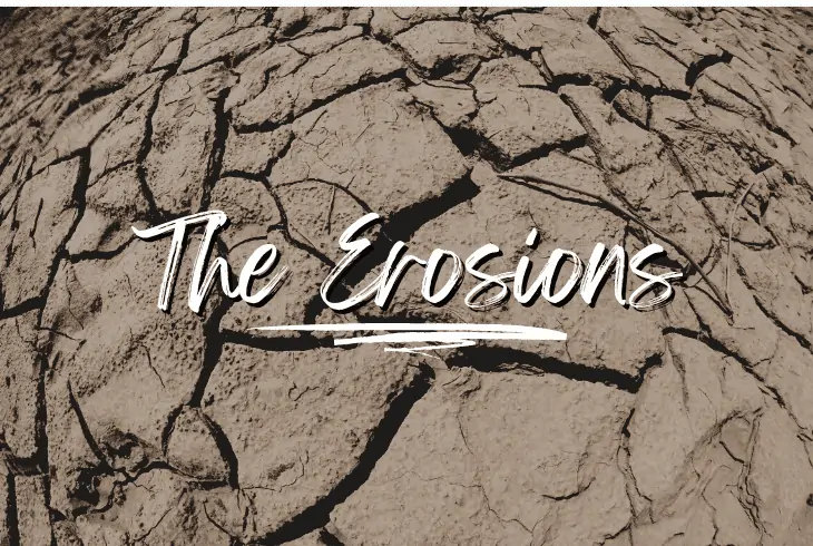 the erosion