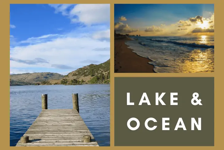 lake and ocean 