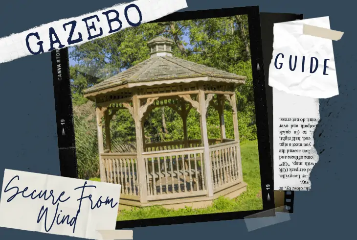 how to secure a gazebo from wind