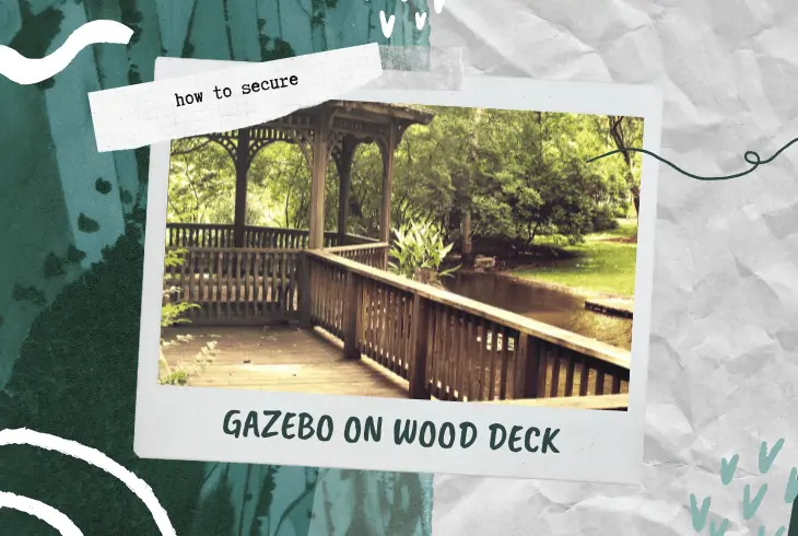 gazebo on wood