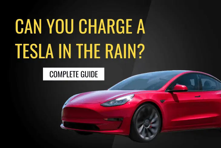 can you charge a tesla in the rain