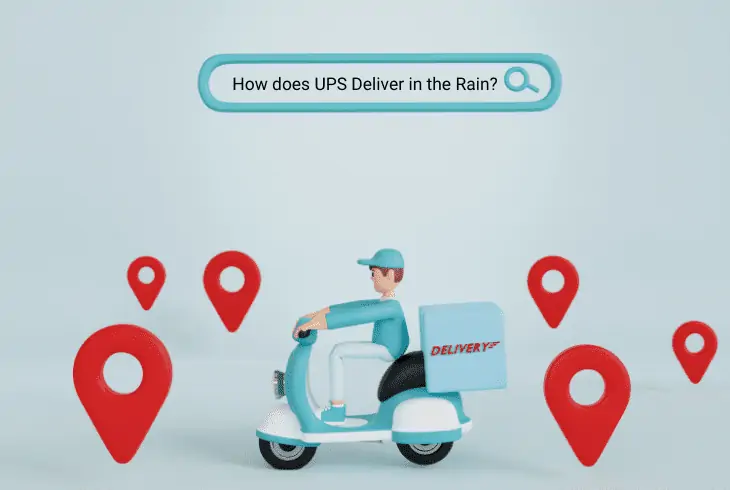 how ups deliver in rain