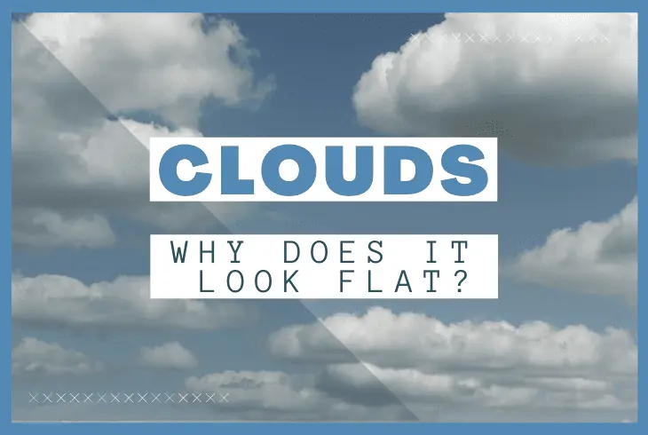 why do clouds look flat on the bottom