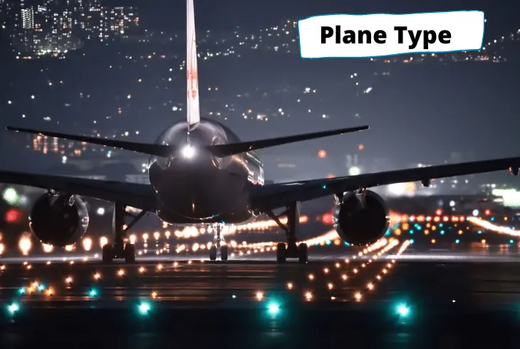 plane types take off rain