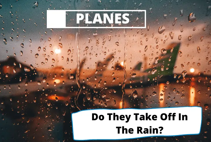 can a plane take off in the rain