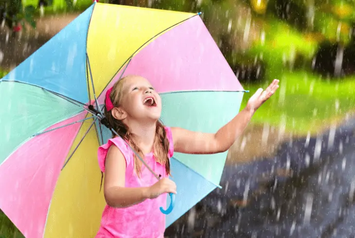 rain sensory experience