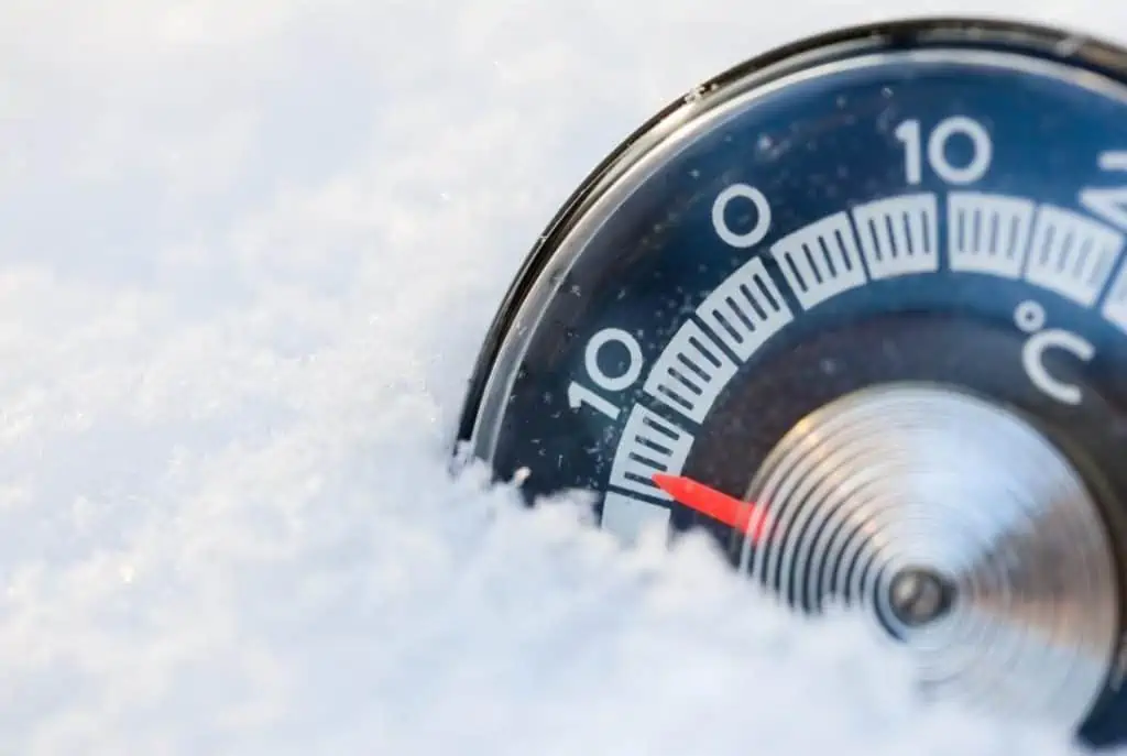 temperature of environment